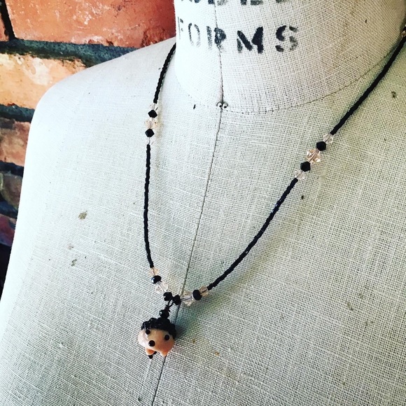 Handmade Little Hedge Hedgehog Necklace - Picture 5 of 11